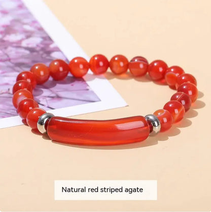 Elegant Natural Stone Bracelet – Minimalist Women's Fashion