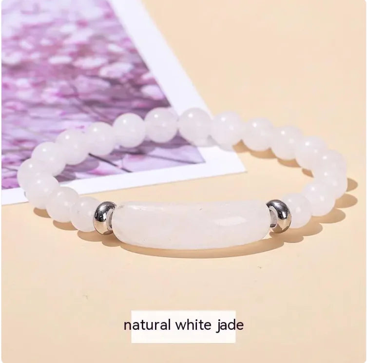 Elegant Natural Stone Bracelet – Minimalist Women's Fashion