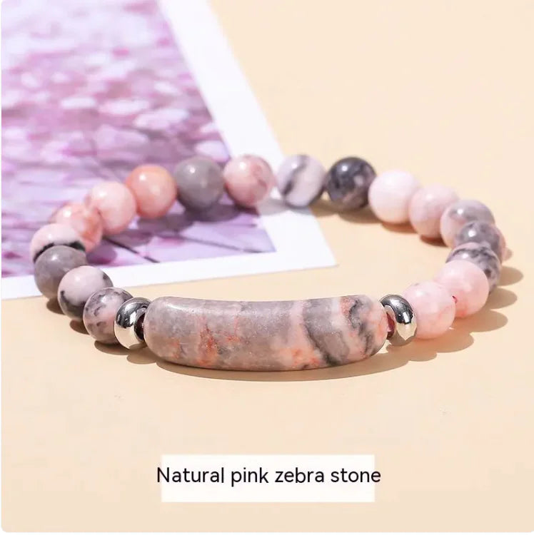 Elegant Natural Stone Bracelet – Minimalist Women's Fashion